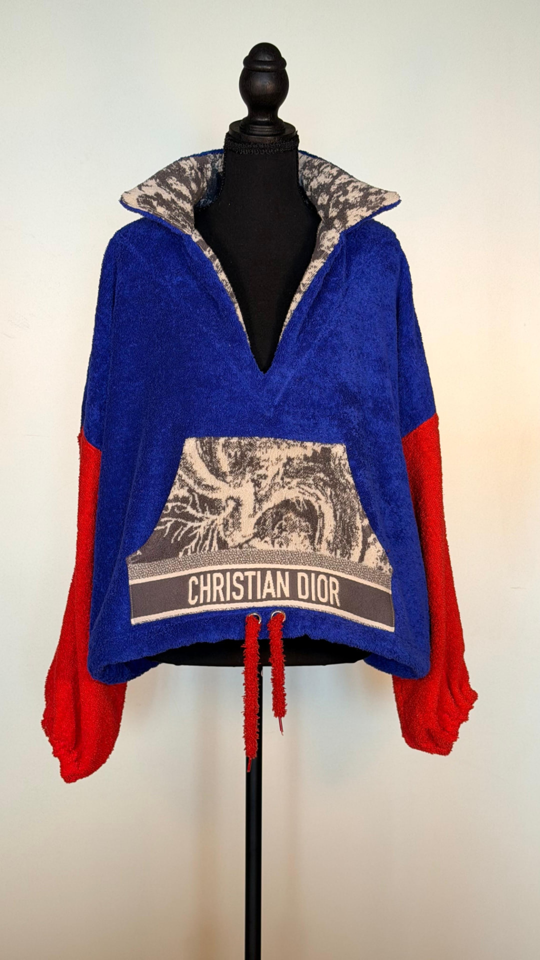 Recut Coat, Blue Dior Terry